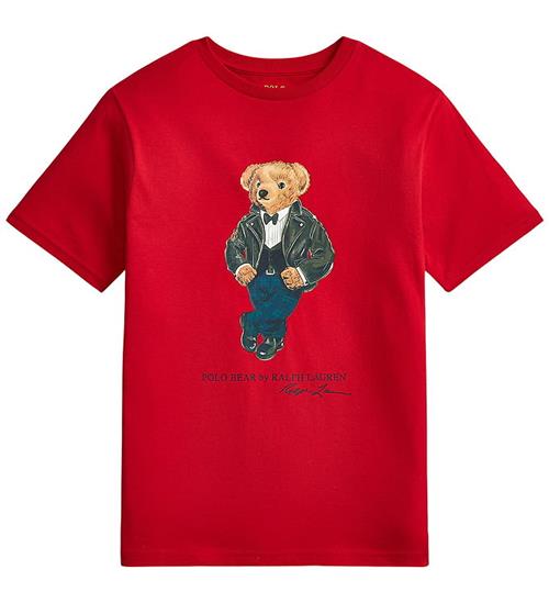 Polo Ralph Lauren T-shirt - Rød m. Print