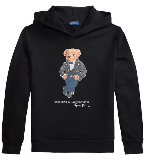 Polo Ralph Lauren Hættetrøje - Polo Black m. Print