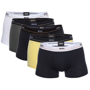 BOSS 10P Jersey Quality Cotton Mix Solid Cotton Trunks Flerfarvet-2 bomuld XX-Large Herre
