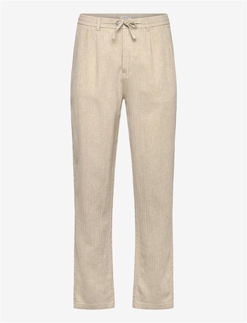 Lindbergh | Linen Blend Herringbone Pants | XXL