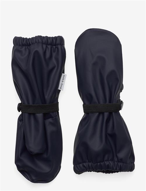 mikk-line | Pu Rain Mittens W. Fleece | 110/116