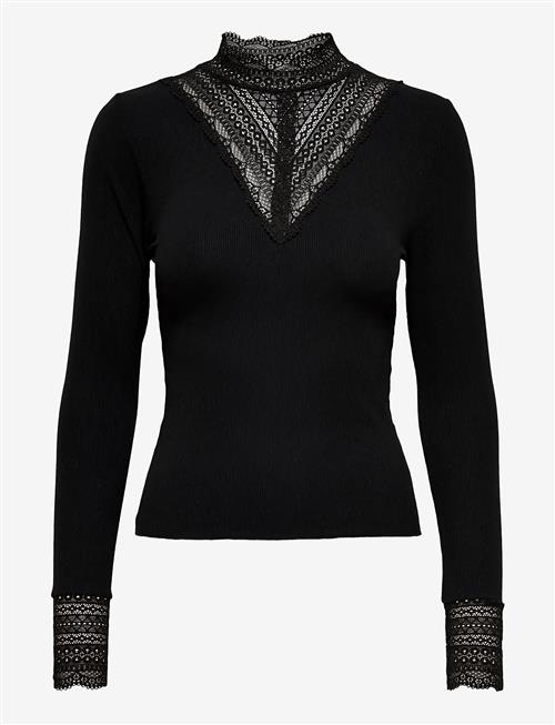 ONLY | Onltilde L/S High Neck Lace Top Jrs Noos | M