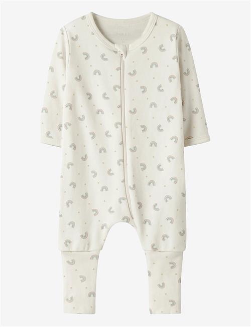 name it | Nbfnightsuit Zip Ff Jet Rainbow Noos | 98