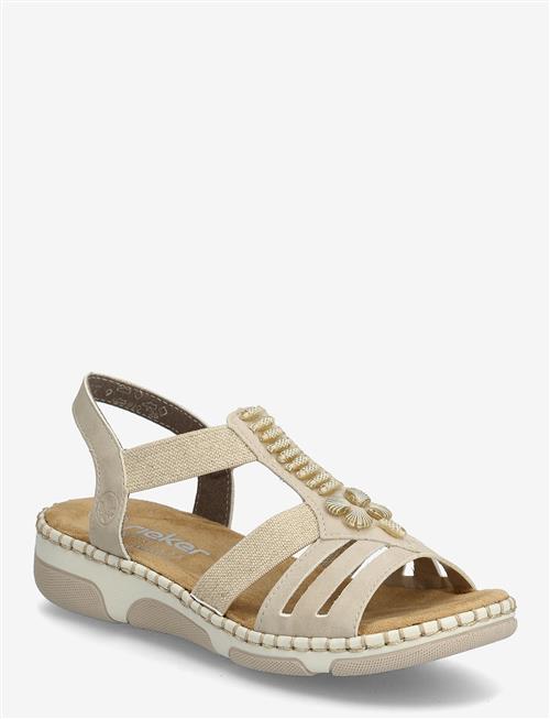 Rieker | Rieker Ladies' Sandals 66201-62 Beige | 42