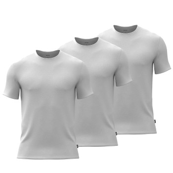 BOSS 3P Bamboo RN T-Shirt D1 Hvid Bambus X-Large Herre