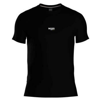 Se BOSS Classic T ShirtRN Slim Fit Sort bomuld Medium Herre hos Timarco
