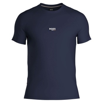 BOSS Classic T ShirtRN Slim Fit Marineblå bomuld Medium Herre