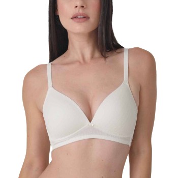 sassa BH Bamboo Jacquard Padded Soft Bra Benhvid viskose B 70 Dame