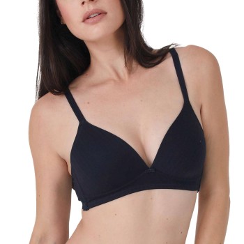 sassa BH Bamboo Jacquard Padded Soft Bra Marineblå viskose B 85 Dame