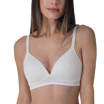 sassa BH Natural Stripe Padded Soft Bra Benhvid viskose C 75 Dame