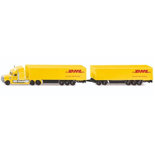 Siku DHL Articulated Truck, 1:87 Yellow One Size  Gul  One Size 3+ Years unisex