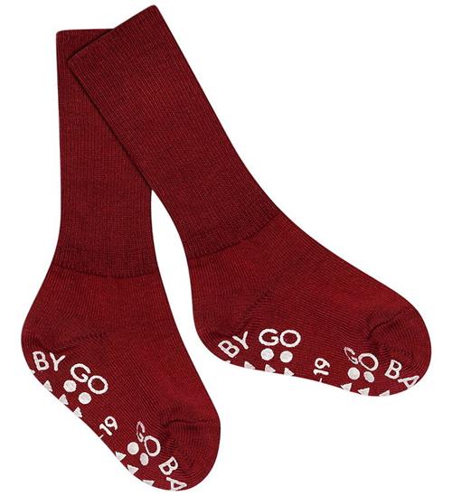 GoBabyGo Strømper - Non-Slip - Karanda Red