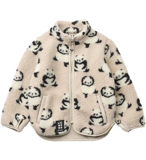 Liewood Fleecejakke - Nolan - Panda/Sandy