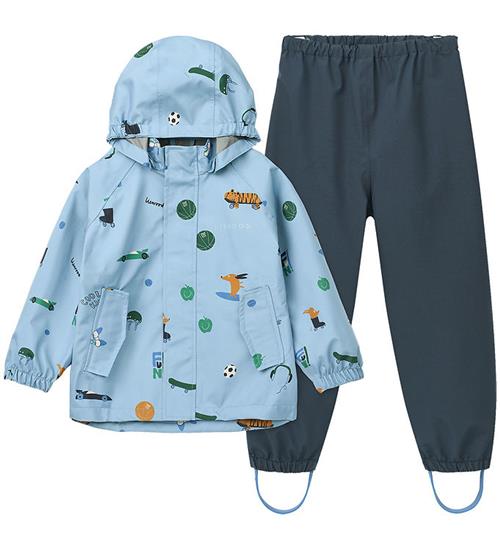 Liewood Regntøj - PE - Pedia - Fun/Beach Blue