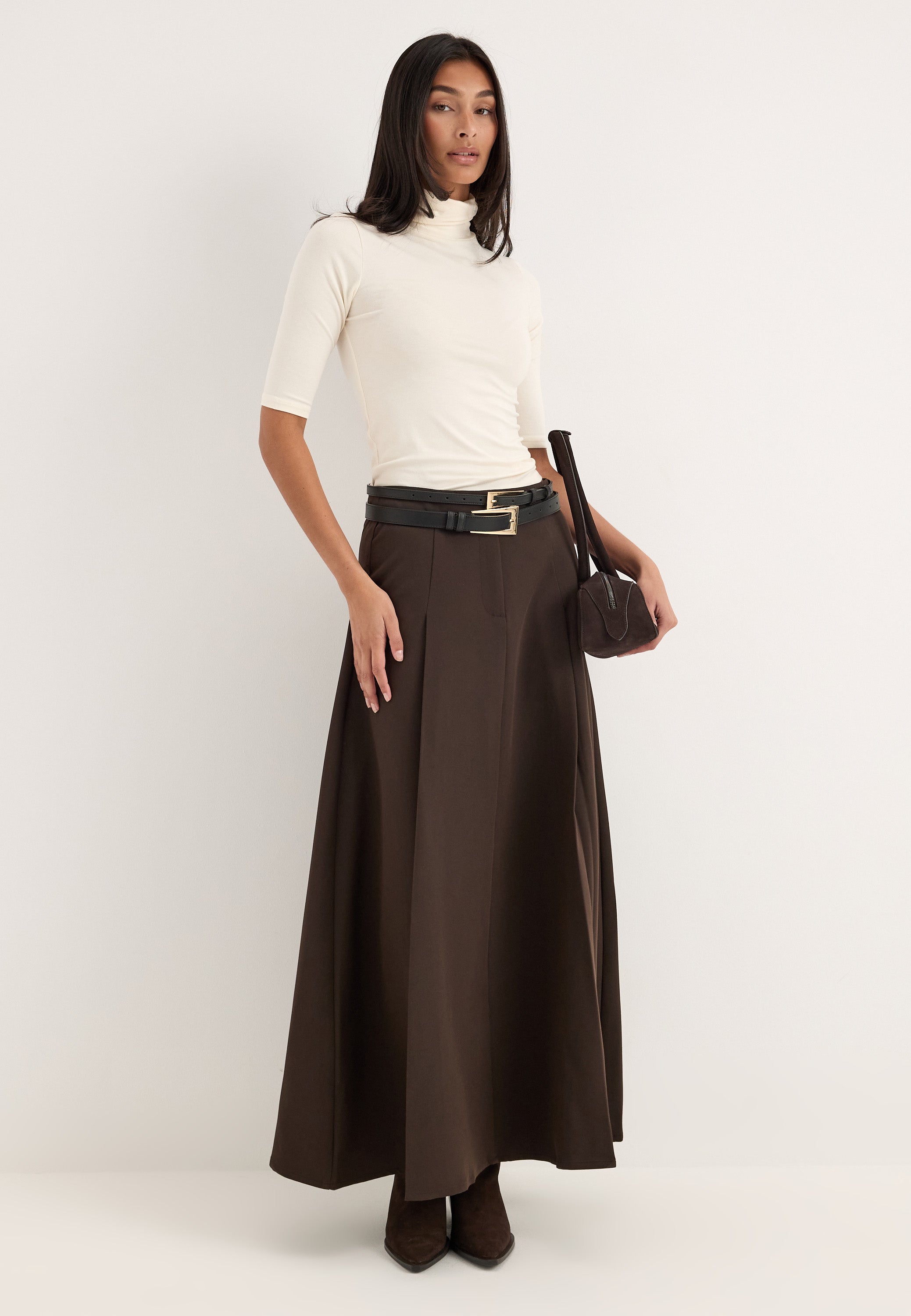 VERO MODA Vmjodie Mw Fluid Ankle Skirt