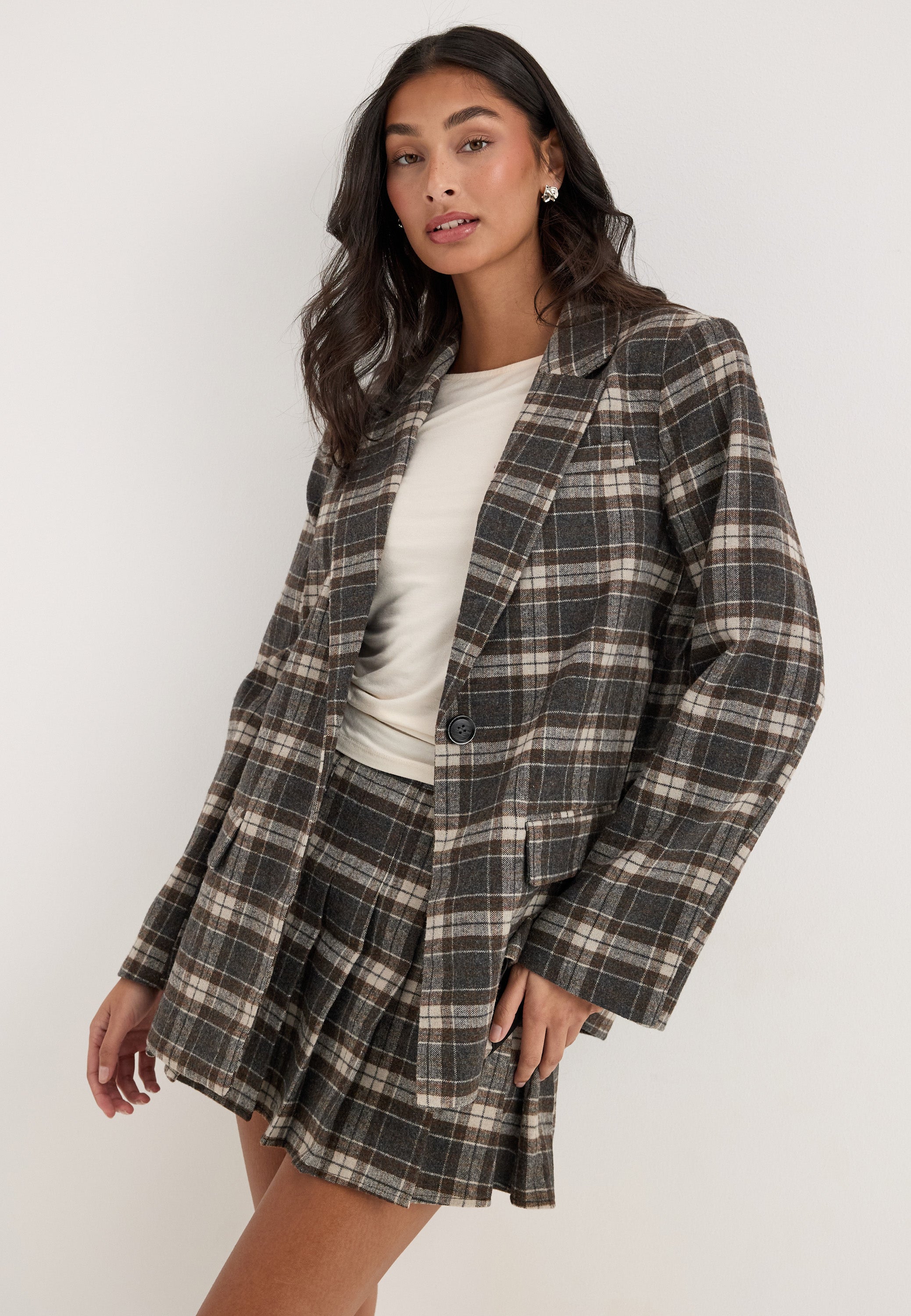 ONLY Onlnoelia-chelsea L/S CHECK BLAZER