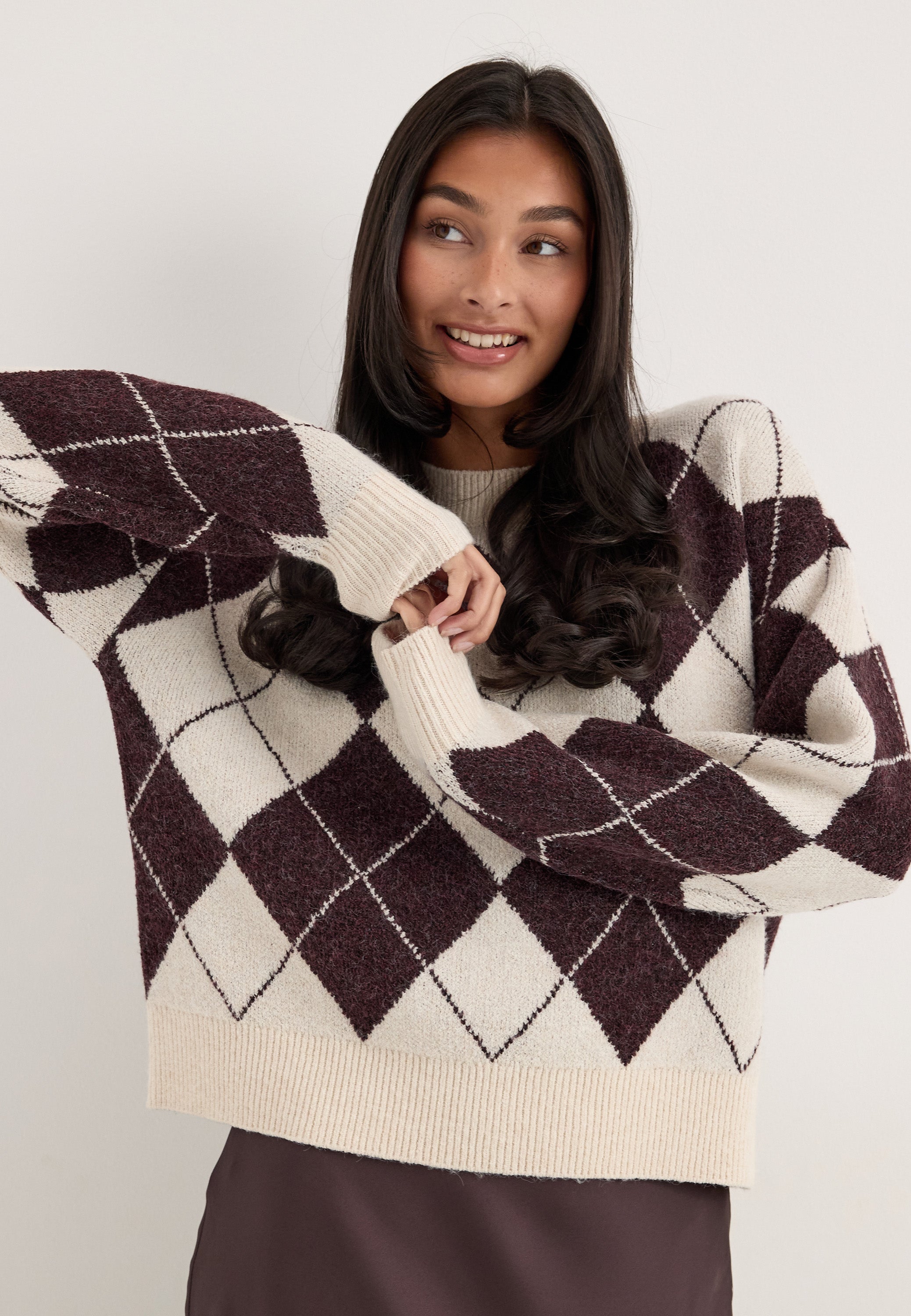 VERO MODA Vmdoffy Jaquard Ls O-nck Pullover