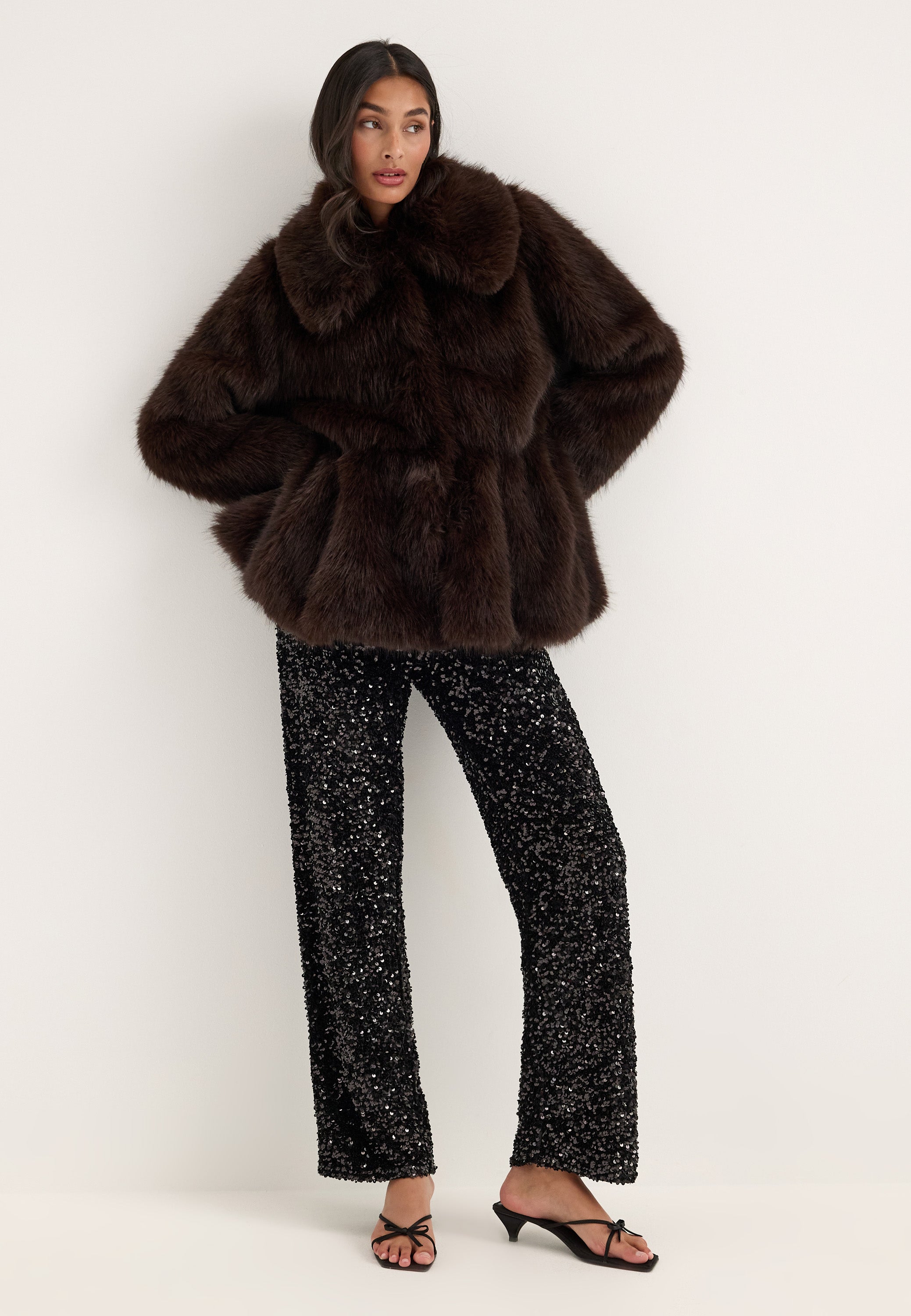 PIECES Pckammy Hw Wide Pant Jrs