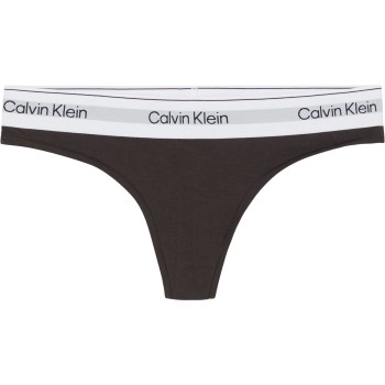 Calvin Klein Trusser 2P Modern Cotton Naturals Thong Brun Large Dame