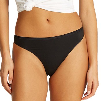 Calvin Klein Trusser 2P Perfectly Fit Basic Thong Sort Small Dame