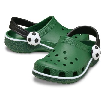 Crocs Classic Kids Soccer Turf Clog Grøn US J5 (EU 37-38)