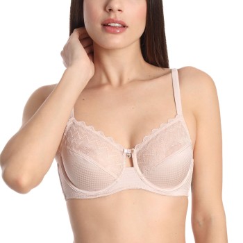sassa BH Beautiful Classic Underwired Bra Beige polyamid D 85 Dame