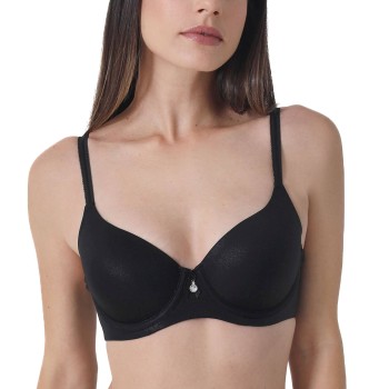 sassa BH Sparkling Light Padded Underwired Bra Sort D 85 Dame
