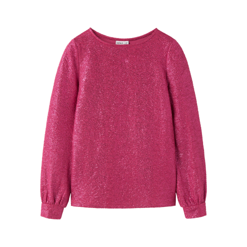 NAME IT Glimmer Bluse Risine Pink Yarrow