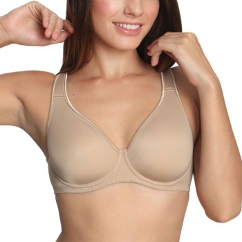 sassa BH Basic Control Underwired Bra Beige B 80 Dame