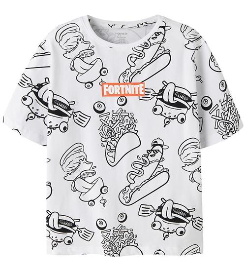 Name It T-shirt - Fortnite - NkmOlim - Bright White