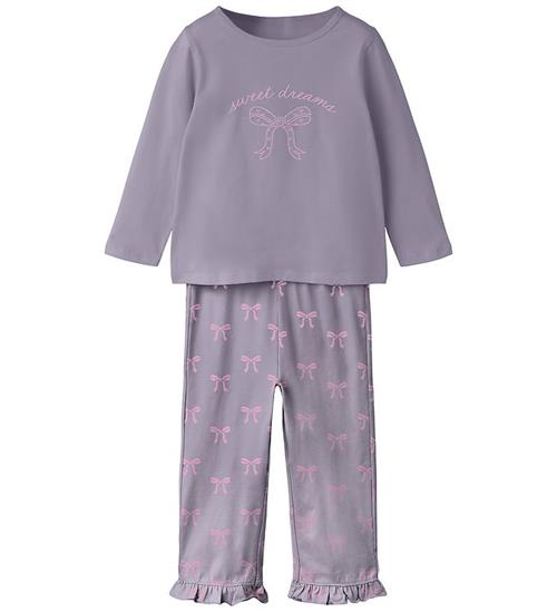 Name It Nattøj - 2-delt - NmfRaniq - Lavender Gray