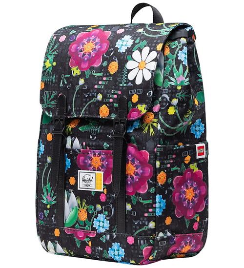 Herschel Rygsæk - Retreat Small - LEGOÂ® - 17 L - Botanical Flora
