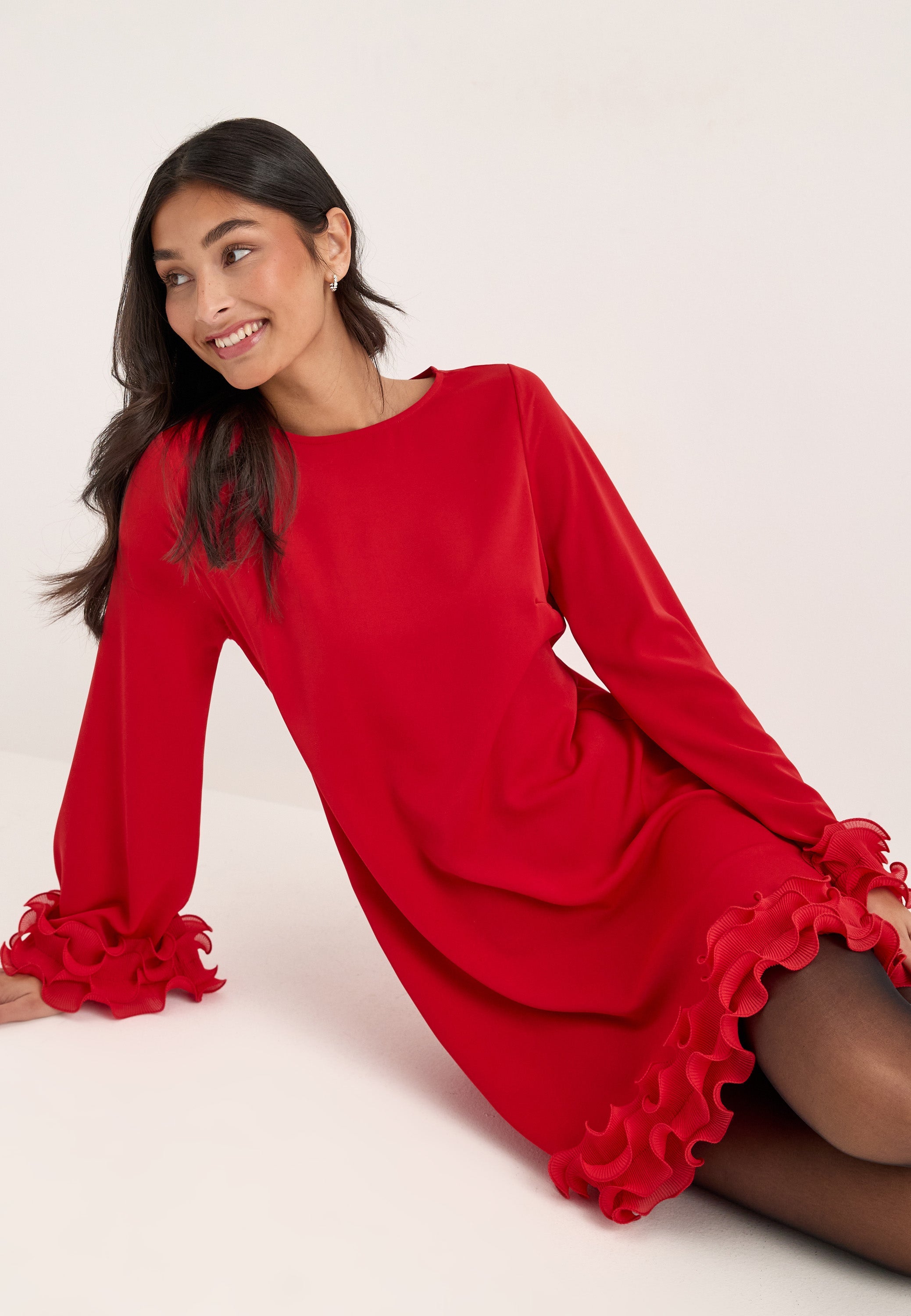 BUBBLEROOM A-line Flounce Dress