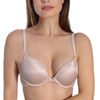 sassa BH Dotted Mesh Push-Up Bra Beige C 90 Dame