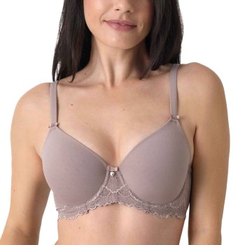 sassa BH Rhombus Jacquard Padded Bra Gammelrosa polyamid E 85 Dame