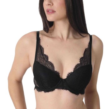 sassa BH Silk Touch Padded Bra Sort polyamid D 85 Dame