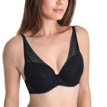 sassa BH Tempting Passion Padded Underwired Bra Sort polyamid C 90 Dame