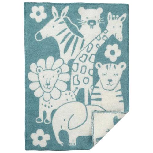 Klippan Yllefabrik Picnic  Blue  One Size Uld Blå  One Size  unisex