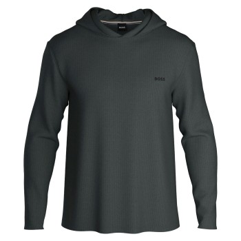 BOSS Waffle Hoodie D1 Mørkgrøn  XX-Large Herre