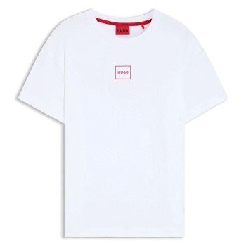 HUGO Laze T-Shirt D1 Hvid bomuld X-Large Herre
