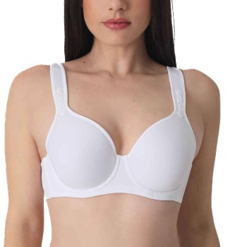 sassa BH Beautiful Embroidery Spacer Bra Hvid polyamid B 90 Dame