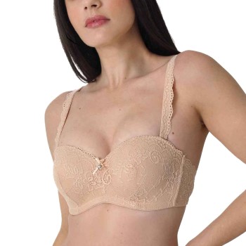 sassa BH Dirndl Lace Balconette Bra Beige polyamid B 95 Dame