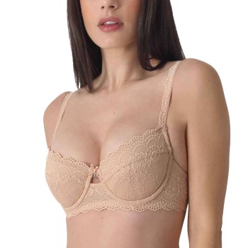 sassa BH Dirndl Push-Up Lace Bra Beige polyamid B 75 Dame