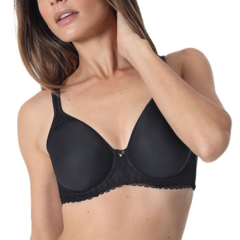 sassa BH Feminine Micro Spacer Bra Sort polyamid C 75 Dame