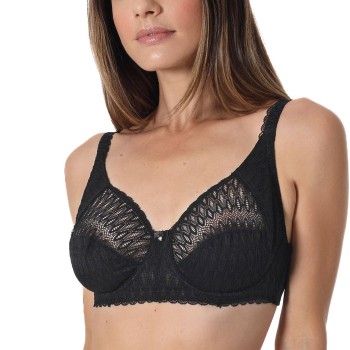 sassa BH Feminine Micro Underwired Bra Sort polyamid C100 Dame