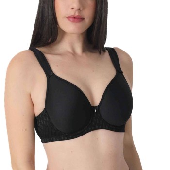 sassa BH Graphical Jacquard Spacer Bra Sort polyamid E 80 Dame