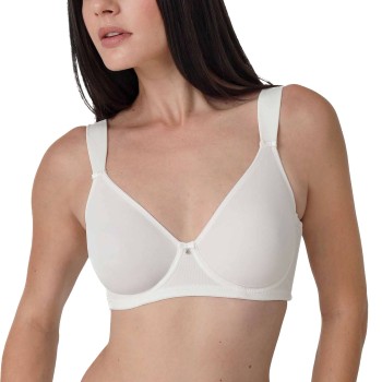 sassa BH Stripe Jacquard Minimizer Underwired Bra Benhvid polyamid D 80 Dame