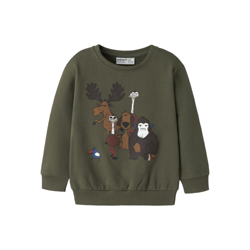 NAME IT Sweatshirt Rad Olive Night