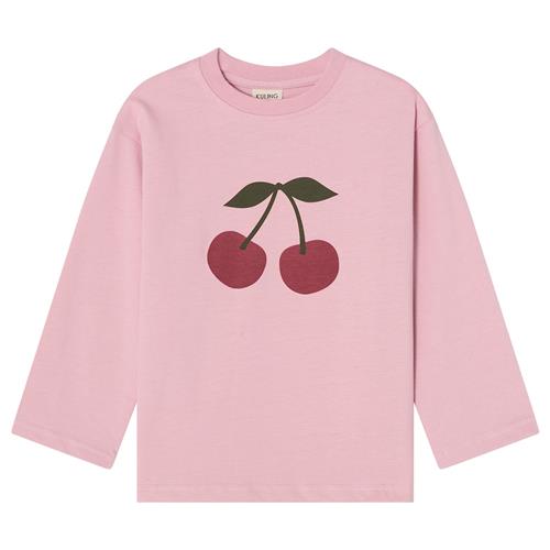 Kuling Granada LS T-Shirt Heavy Cotton Dusty Pink Cherry Dusty Pink Cherry-98/104 cm  Lyserød  98/104 cm  unisex