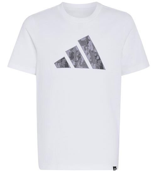 adidas Performance T-shirt - J Camo - White
